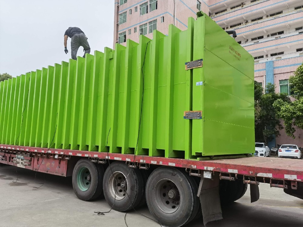 處理量5噸10卡板果蔬真空預冷機發(fā)往昆明蔬菜基地